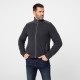 Gilet blouson en grosse maille et col montant