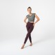 Legging en maille gaufrée sans couture