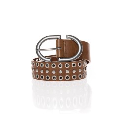 Ceinture cognac à clous esprit western