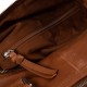 Sac bowling en cuir souple et grainé camel