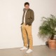 Pantalon chino beige en coton responsable