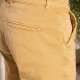 Pantalon chino beige en coton responsable