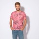 T-shirt imprimé rose dégradé 100% coton responsable