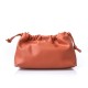 Sac forme pochette souple coloris terracotta