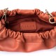 Sac forme pochette souple coloris terracotta